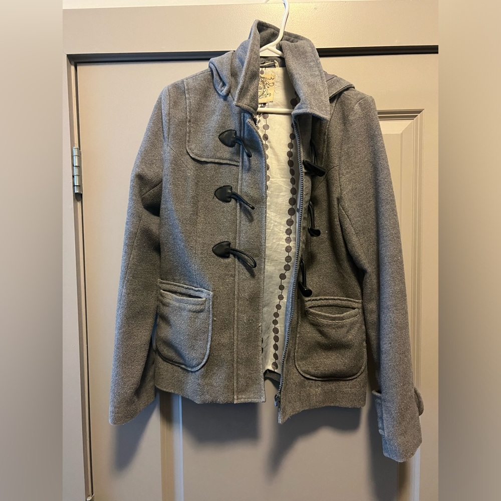 Gray Duffle Coat